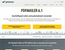 Tablet Screenshot of gotomaxx.com